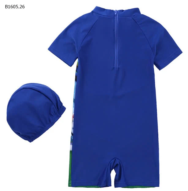 BỘ BƠI LIỀN THÂN KÈM MŨ CHO BÉ YÊU -sỉ 120k