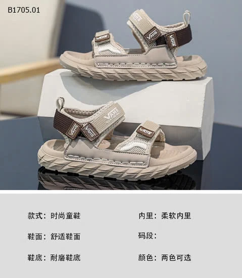 DÉP SANDAL CHO BÉ TRAI -sỉ 23-25 : 151k           26-30 : 161k           31-36 : 169k