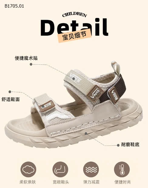 DÉP SANDAL CHO BÉ TRAI -sỉ 23-25 : 151k           26-30 : 161k           31-36 : 169k