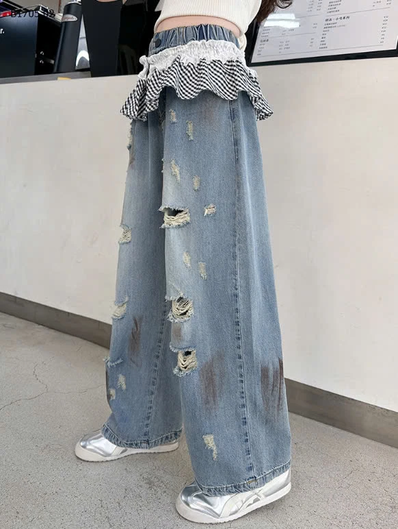 QUẦN JEAN RÁCH DÁNG SUÔNG -sỉ 178k