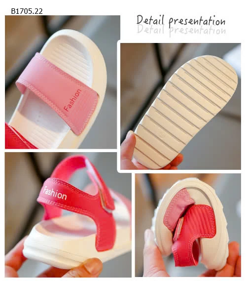 SANDAL PHỐI MÀU CHO BÉ  2-sỉ Sz 26-30 : 125k            Sz 31-37 : 133k