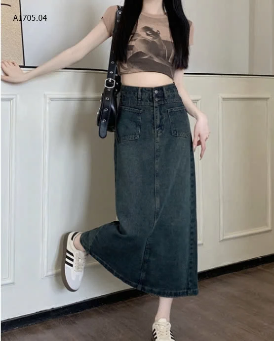 CHÂN VÁY JEAN DÁNG DÀI NỮ -sỉ 170k