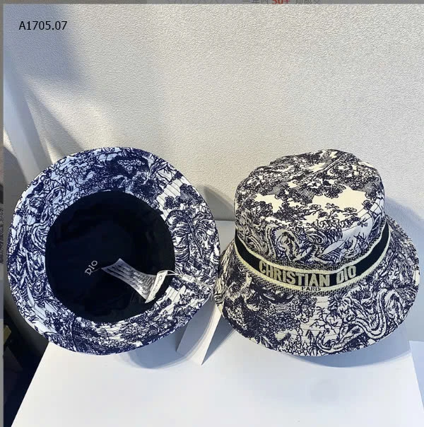 MŨ BUCKET HỌA TIẾT THÊU-sỉ 158k