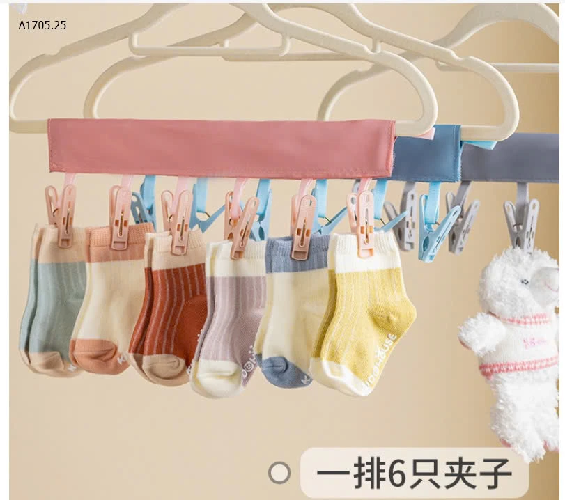 SET 2 KẸP QUẦN ÁO RANDOM MÀU -sỉ 50k/set 2c màu ngẫu nhiên