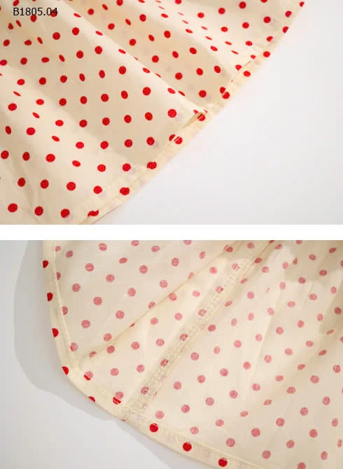 VÁY CHẤM BI Premium chính hãng CHO BG  -Sỉ 123k