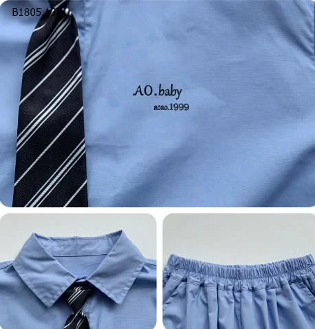 SET BỘ SƠ MI NHÀ AOA CHO BÉ TRAI-Sỉ 259k