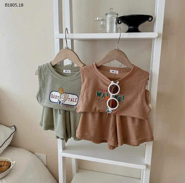 BỘ CỘC HÈ BA lỖ CHO BÉ TRAI, BÉ GÁI CUTE - Sỉ 127k