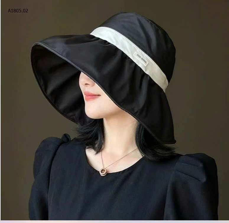 MŨ CHỐNG BẮNG VÀNH RỘNG - sỉ 82k/set 2c chọn màu