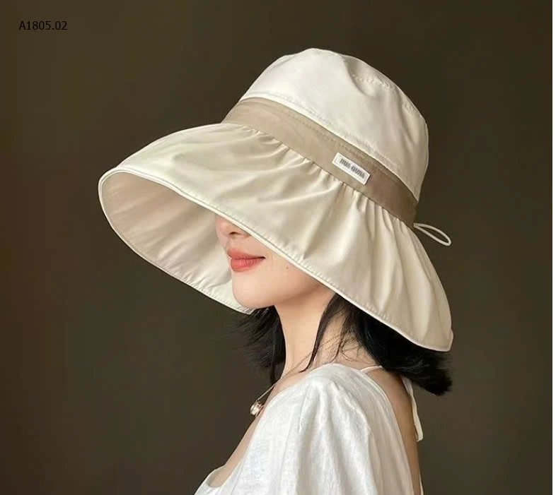 MŨ CHỐNG BẮNG VÀNH RỘNG - sỉ 82k/set 2c chọn màu