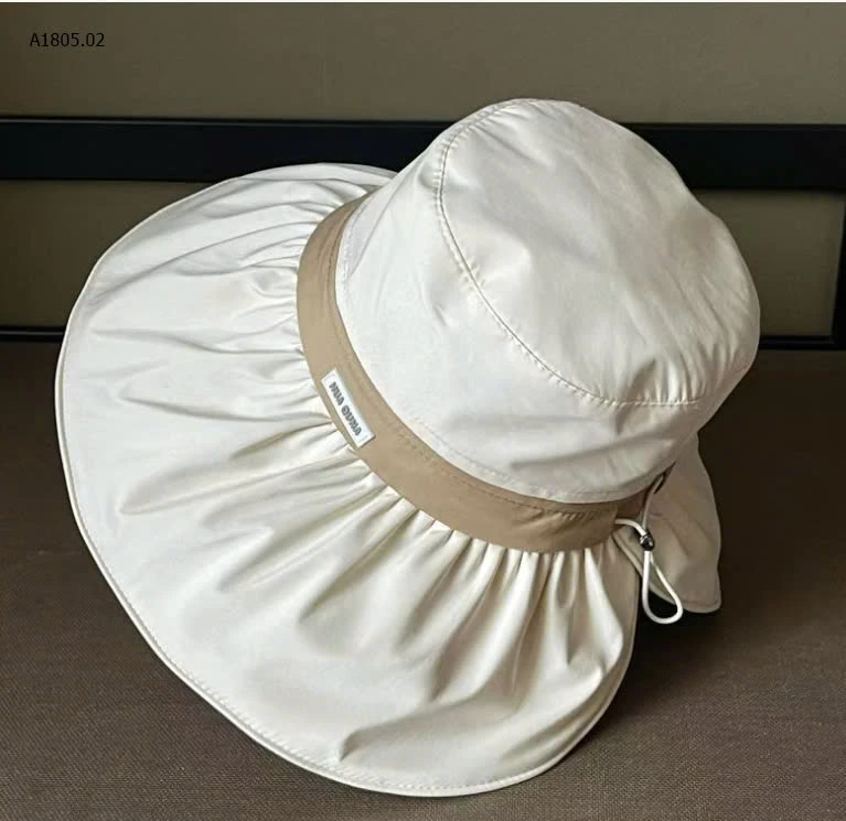 MŨ CHỐNG BẮNG VÀNH RỘNG - sỉ 82k/set 2c chọn màu