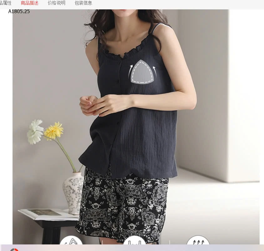 BỘ COTTON 2S KÈM BRA-sỉ 195k