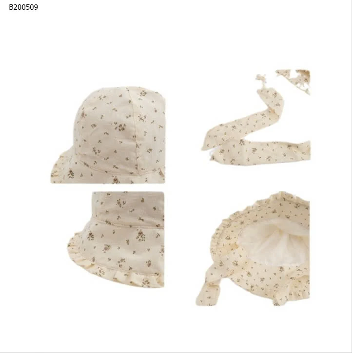 MŨ VÀNH TRÒN HỌA TIẾT XINH XẮN CHO BÉ GÁI  - sỉ  75k