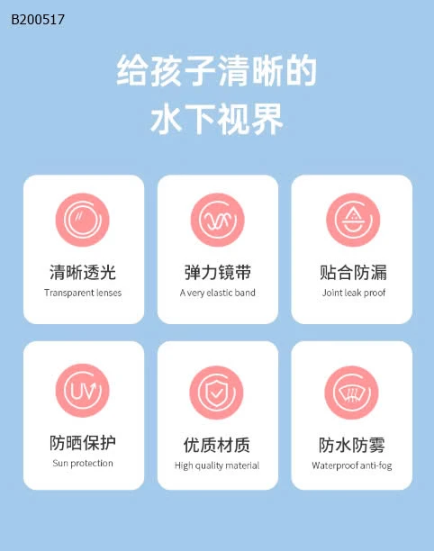 KÍNH BƠI KÈM MŨ NHÀ YLIKE - sỉ 65k