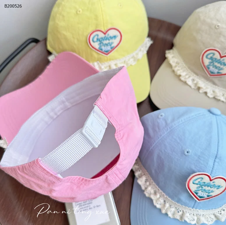 MŨ LƯỠI TRAI PHỐI REN- sỉ 103k