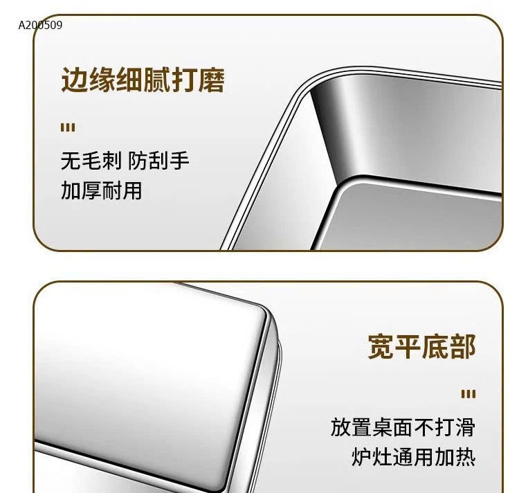  SET  5 HỘP INOX KÈM NẮP NHỰA - Size 13,5 x 6 x 10cm-Sỉ 40k/ set