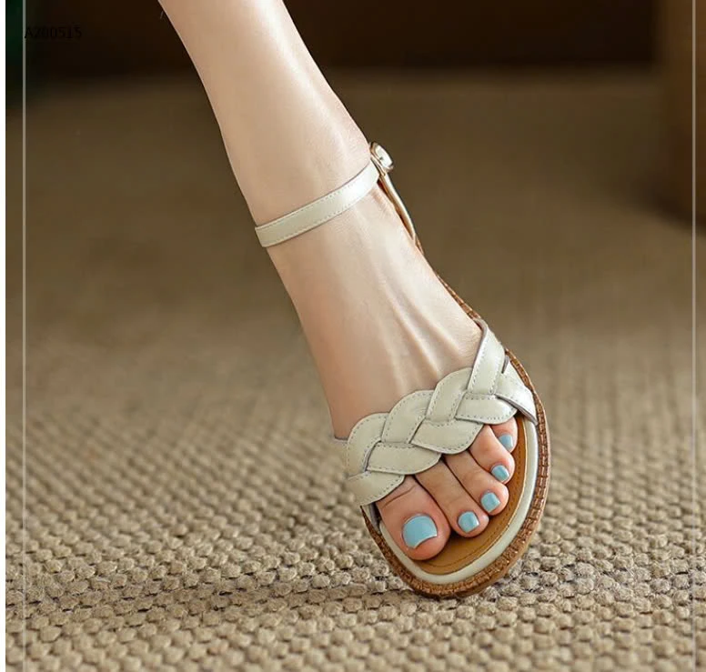 SANDAL ĐẾ THẤP QUAI TẾT-Sỉ 165k