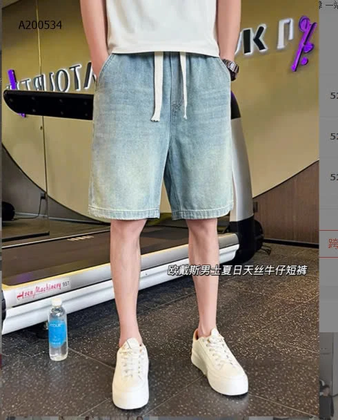 QUẦN SHORT JEAN CHO NAM  - sỉ 228k
