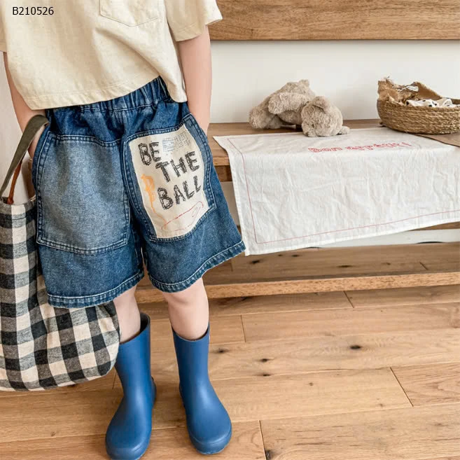 QUẦN SHORT JEAN MÁC TÚI BT  - sỉ 168k