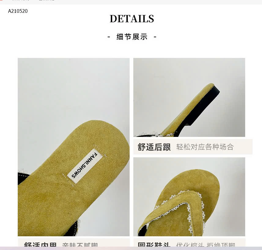  DÉP XỎ NGÓN PHỐI REN   - sỉ 150k