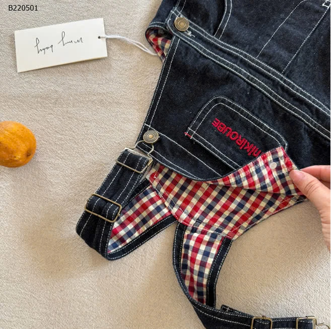 QUẦN YẾM DENIM CHỮ ĐỎ NHÀ MMY BT BG-Sỉ 189k