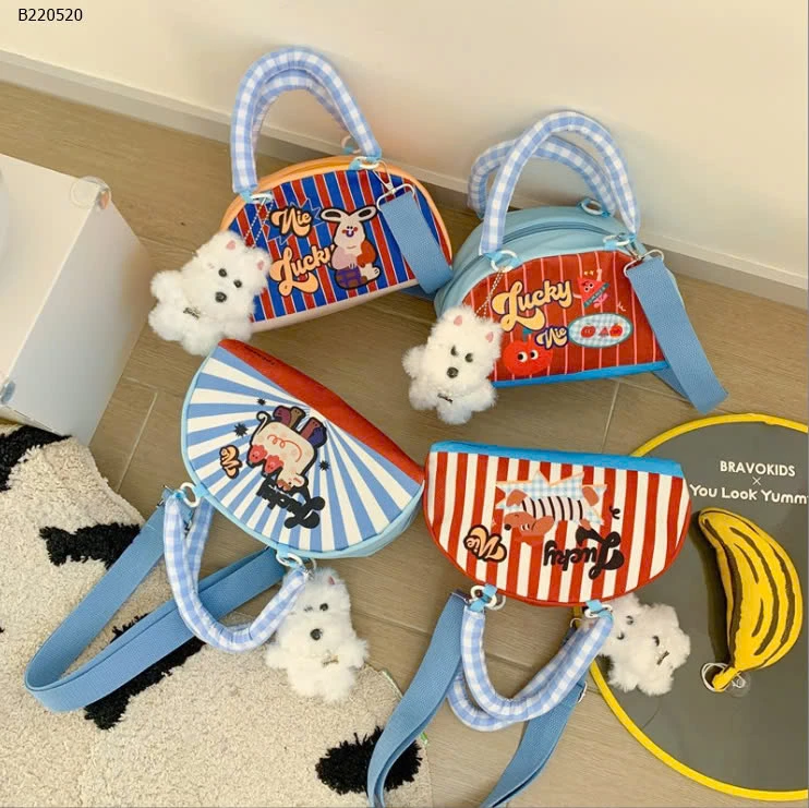 TÚI THỜI TRANG BÁN NGUYỆT HOẠT HÌNH CHO BÉ -Sỉ 109k