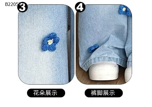 QUẦN JEAN HOA BÉ GÁI-Sỉ 150k