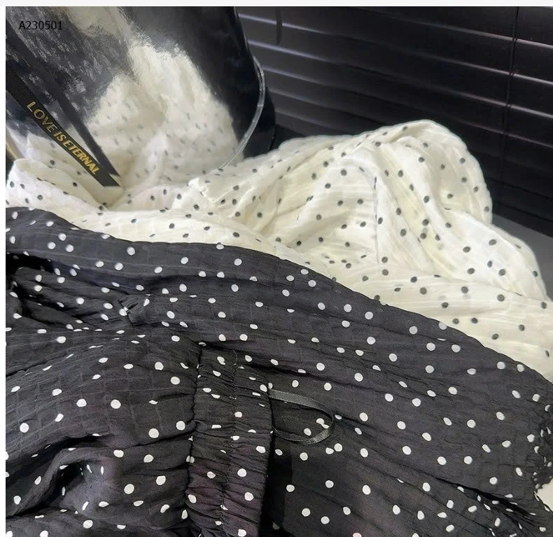 CHÂN VÁY CHẤM BI TQXK  - sỉ 160k