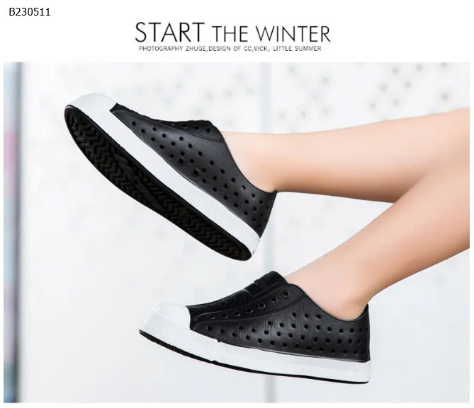 GIÀY NHỰA NATIVE HOẠ TIẾT CHO BÉ-Sỉ 106k 