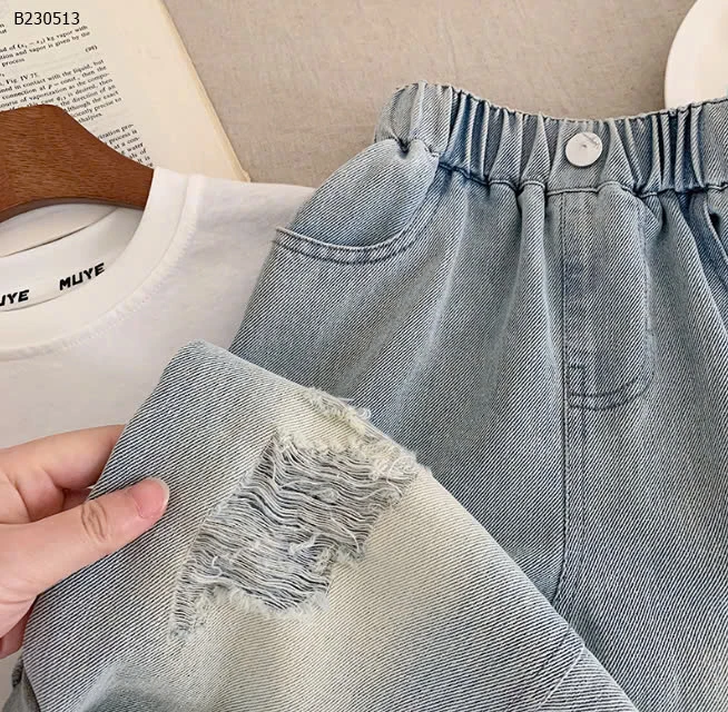 QUẦN SHORT NGỐ RÁCH GỐI -Sỉ 145k