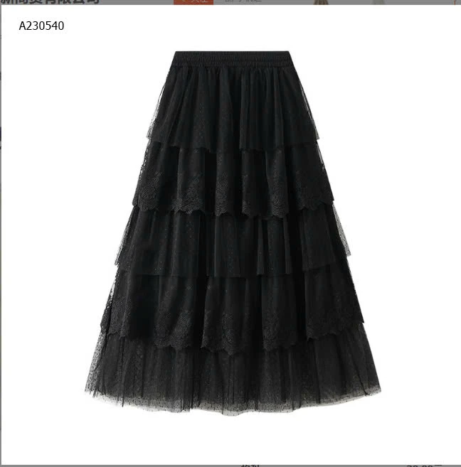 CHÂN VÁY REN TẦNG ANGLE- sỉ 180k