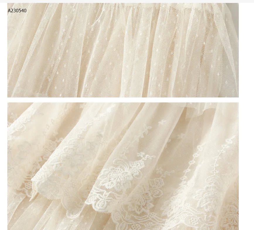 CHÂN VÁY REN TẦNG ANGLE- sỉ 180k