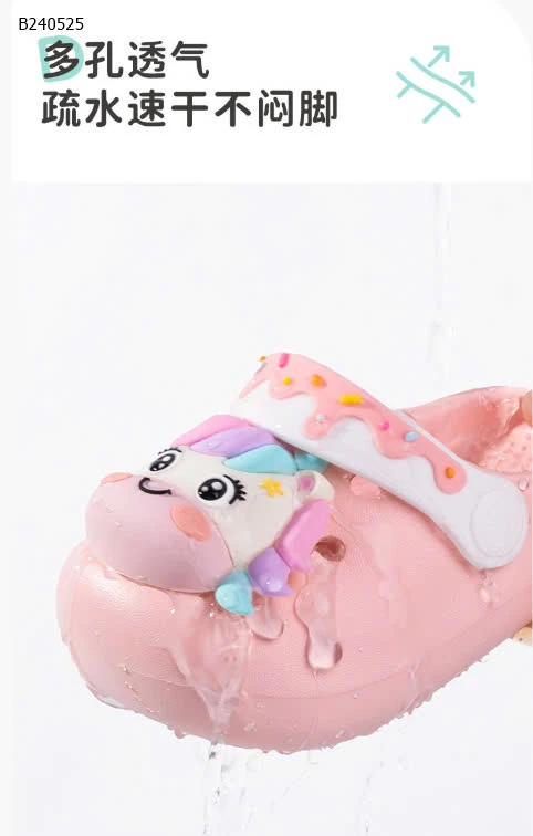 DÉP SỤC CROCS CHO BÉ GÁI  - sỉ 107k