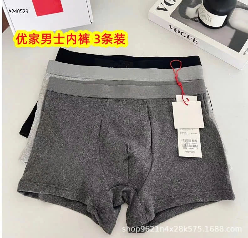 HỘP 3 QUẦN SỊP ĐÙI U...NIQL NAM  - sỉ 101k