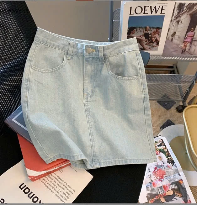 CHÂN VÁY JEAN CHỮ A - sỉ 146k