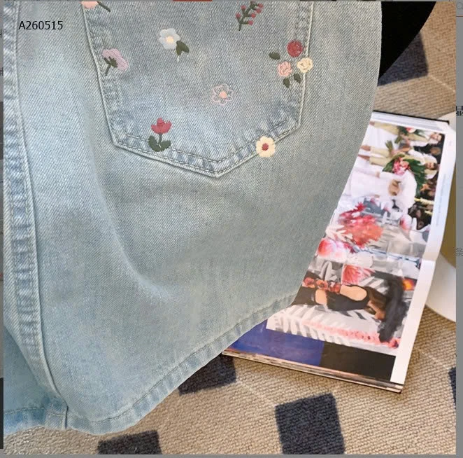 CHÂN VÁY JEAN CHỮ A - sỉ 146k