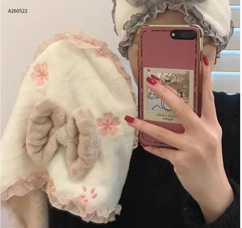 SET 2 MŨ QUẤN KHÔ TÓC - sỉ 88k/1 set 2 chiếc mix màu 