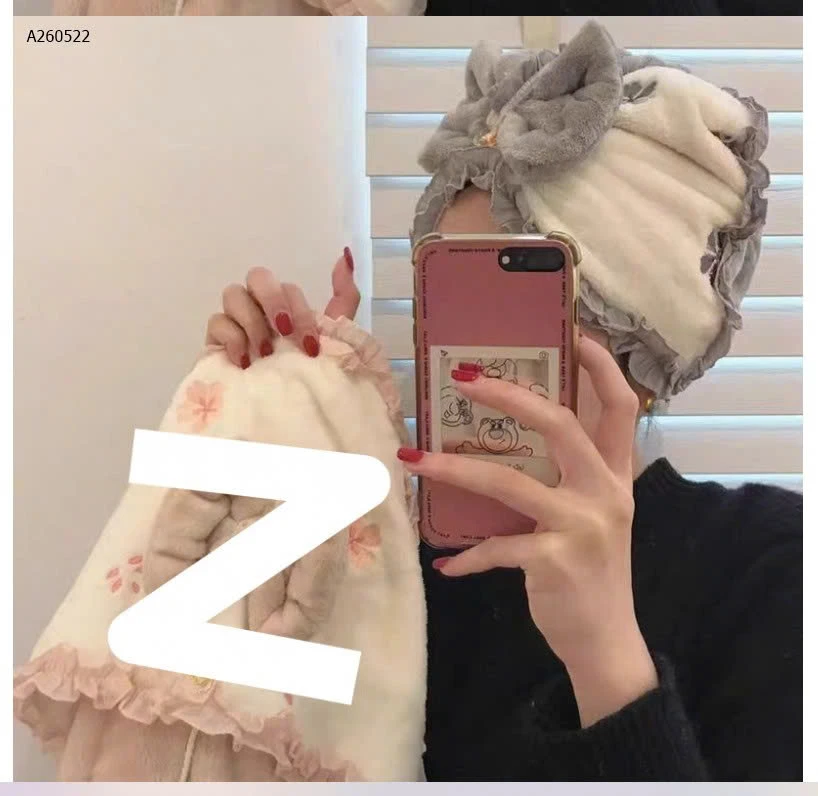 SET 2 MŨ QUẤN KHÔ TÓC - sỉ 88k/1 set 2 chiếc mix màu 