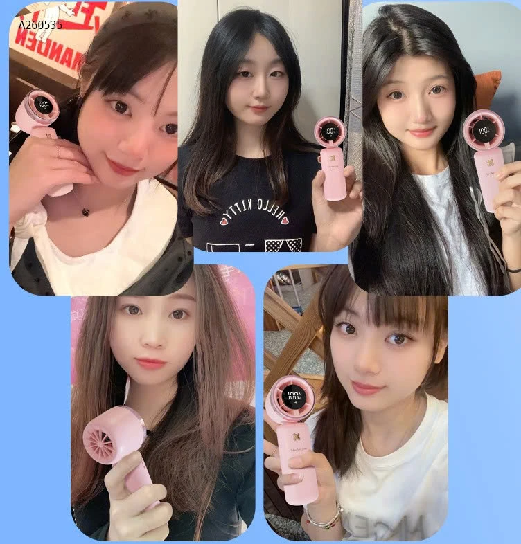 Quạt cầm tay tích điện sang đẹp xịn - sỉ 140k