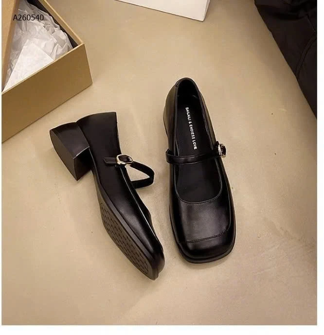 GIÀY MARY JANE ĐẾ VUÔNG THẤP  - sỉ 155k