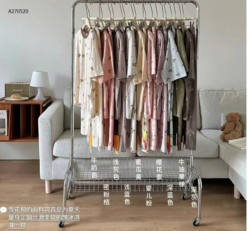 BỘ COTTON CỘC MẶC NHÀ HÃNG MOTIE  - sỉ 234k