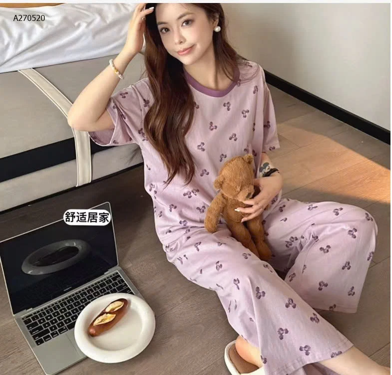 BỘ COTTON CỘC MẶC NHÀ HÃNG MOTIE  - sỉ 234k