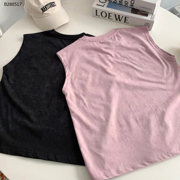 áo  phông in chữ cũ không tay-Sỉ  giá  áo: 133k 