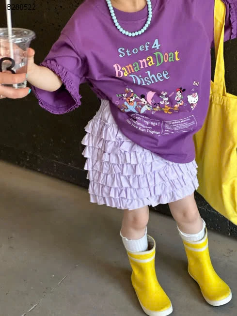 ÁO TÍM MIX CV TÍM NHÚN BÈO - Sỉ giá 269k/set 