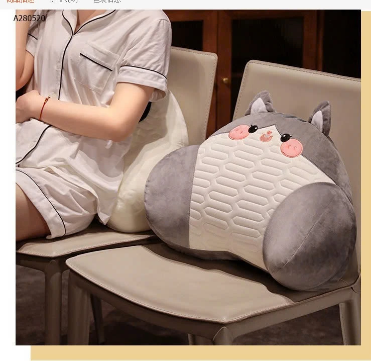 GỐI TỰA LƯNG HÌNH THÚ CUTE  - sỉ 125k