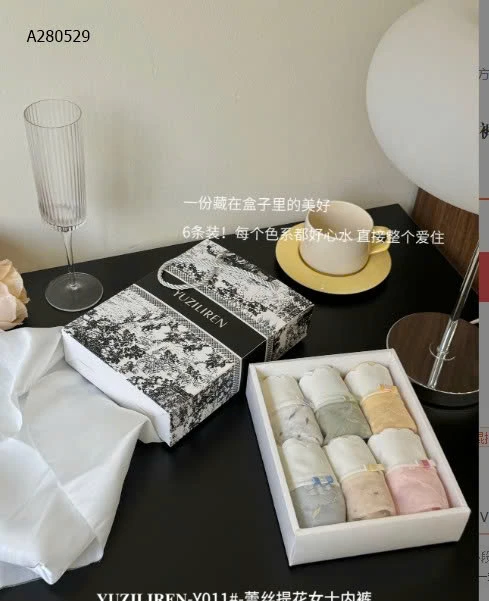 SET 6C QUẦN LÓT REN YUZILIREN NỮ - Sỉ 116k/1 set 6 chiếc mix màu 