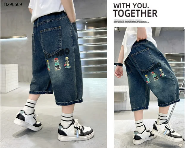  QUẦN SOOC JEAN BÉ TRAI-Sỉ 95k