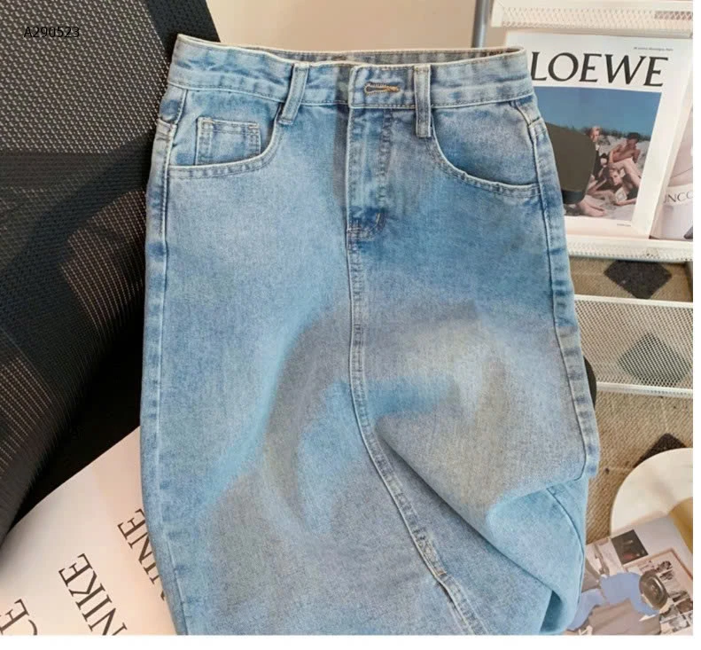CHÂN VÁY JEANS DÁNG DÀI NỮ - sỉ 140k