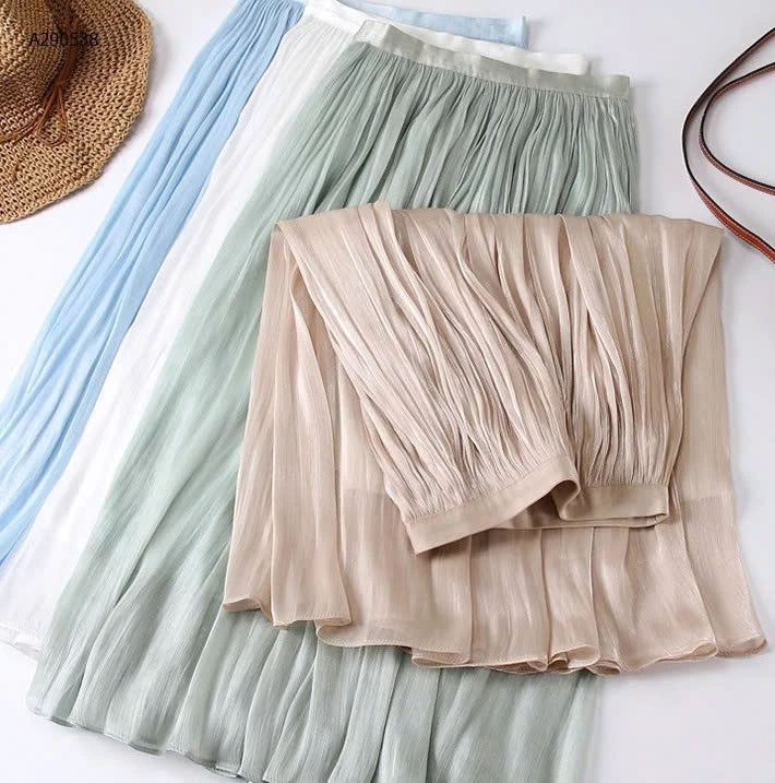 CHÂN VÁY LỤA CẠP CHUN - sỉ 119k