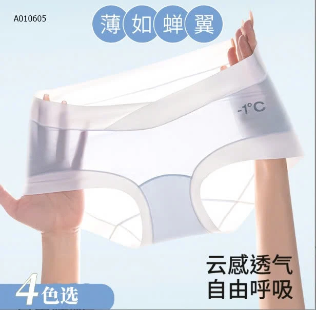    SET 4C QUẦN LÓT BĂNG LỤA  -Sỉ 99k/1 set 4 chiếc mix màu 