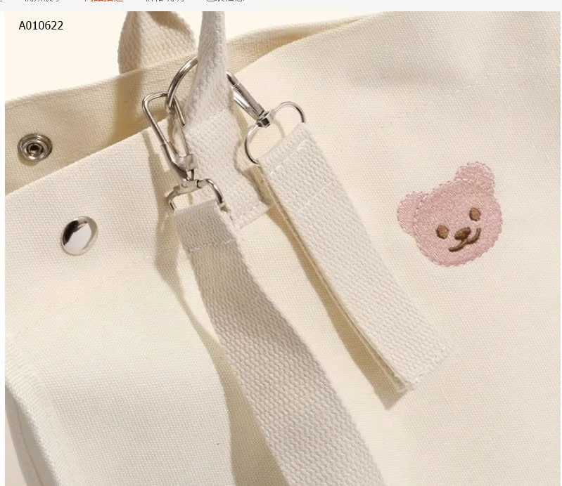 TÚI TOTE GẤU CHO CÁC NÀNG XINH IUUUUU -Sỉ 85k